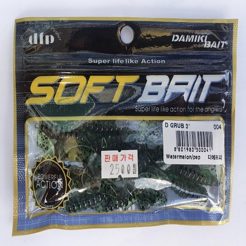 * SOFT BAIT 웜 / D GRUB 3  004
